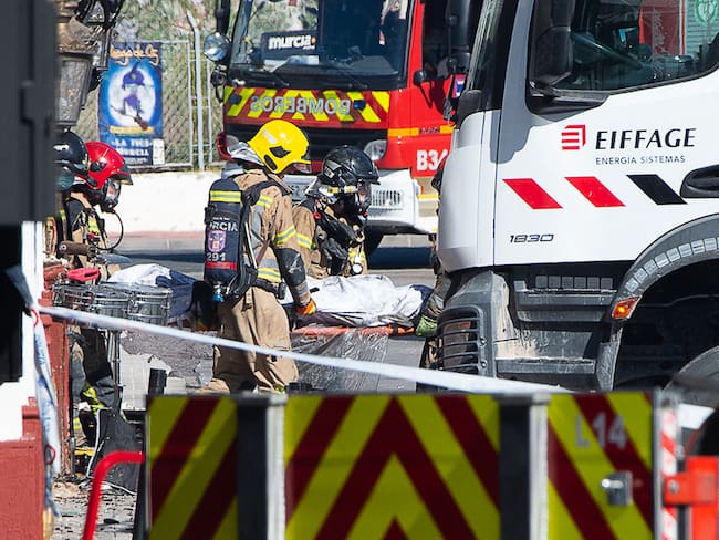 Incendio en la discoteca Teatre de Murcia, el 1 de octubre de 2023. (Foto de JAVIER CARRION/AFP vía Getty Images)