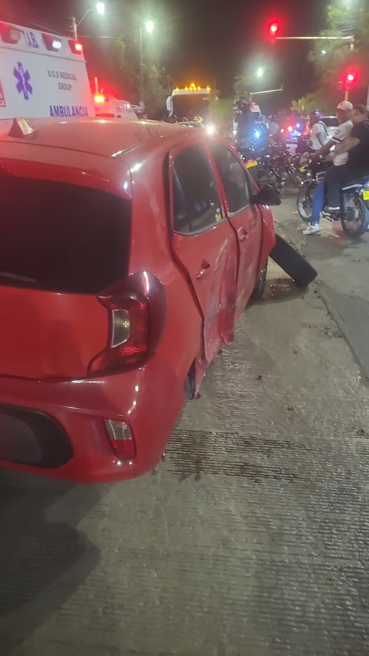 Accidente en El Socorro. // Colprensa