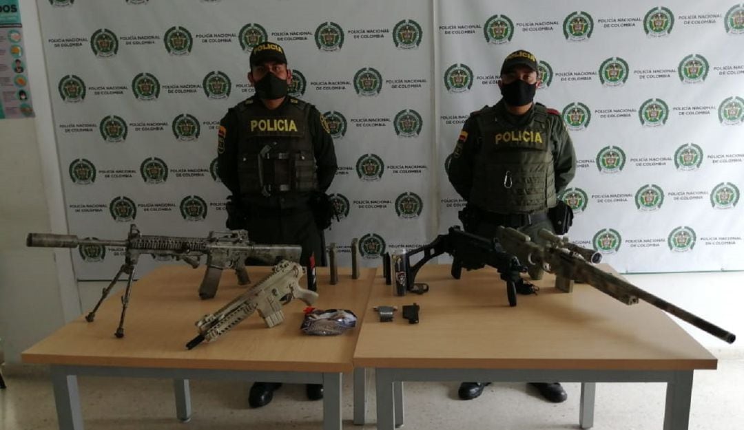 Armas deportivas recuperadas