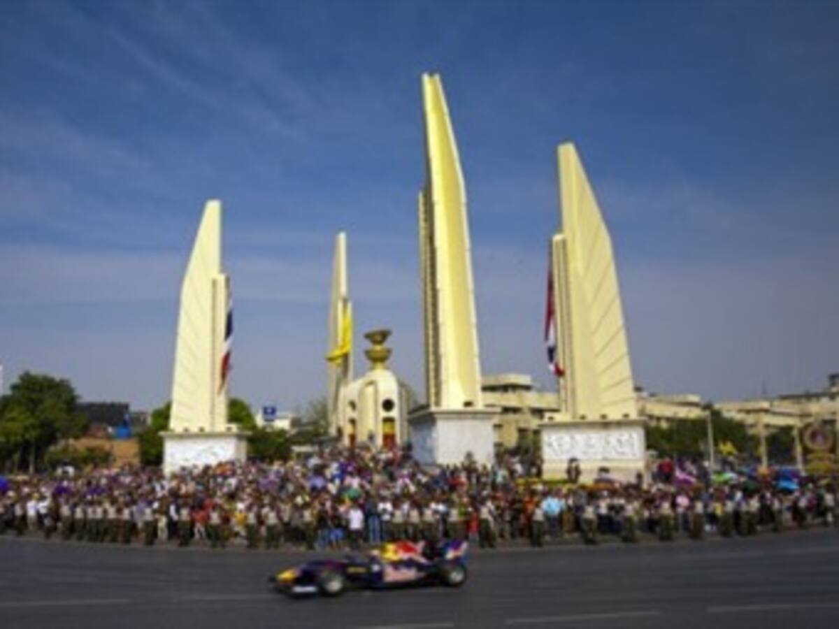 Fórmula uno llegará a Tailandia en 2014