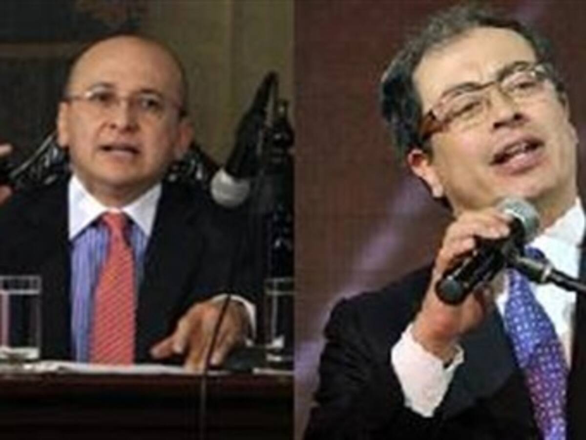 Finalizó reunión entre fiscal Montealegre y el alcalde Gustavo Petro