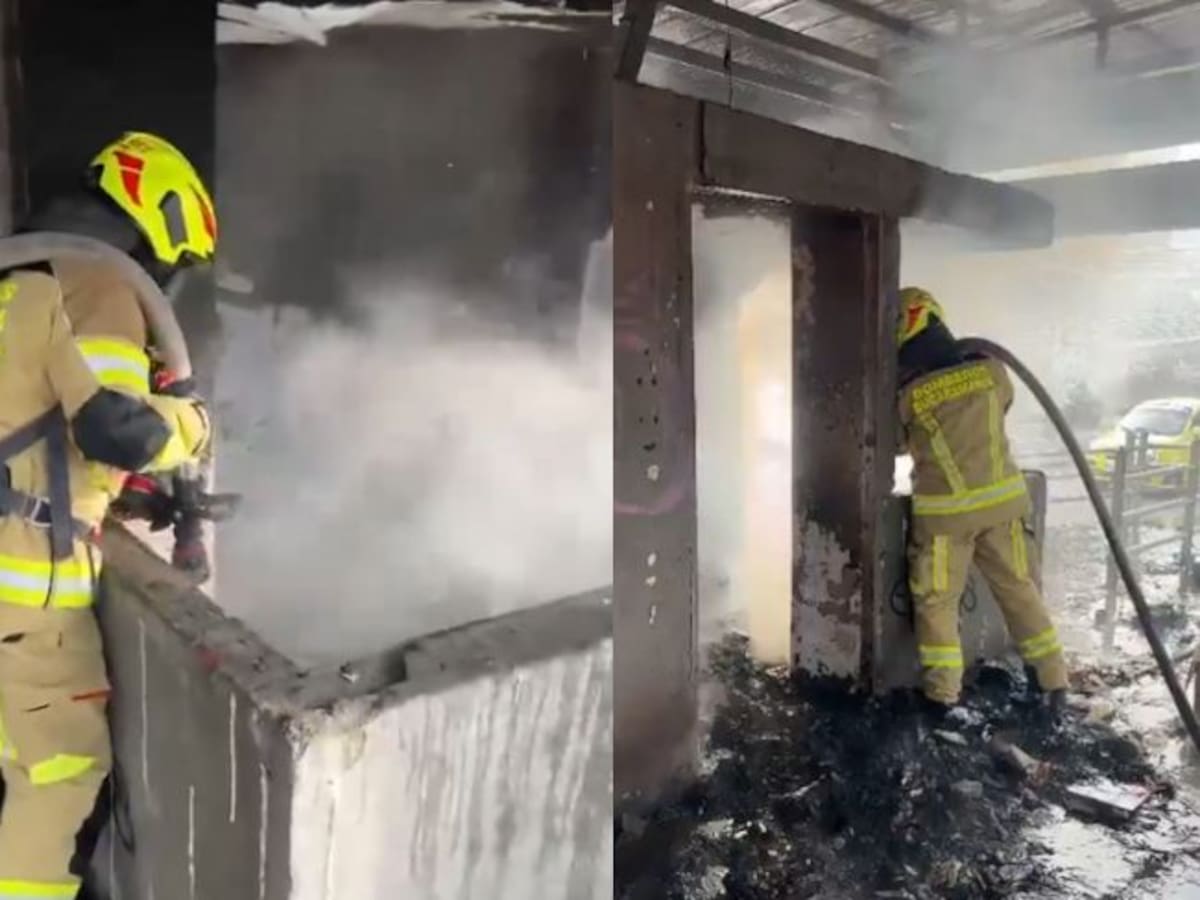 Intento de robo de cableado provocó incendio en la estación ‘La Rosita’ de Metrolínea en Bucaramanga