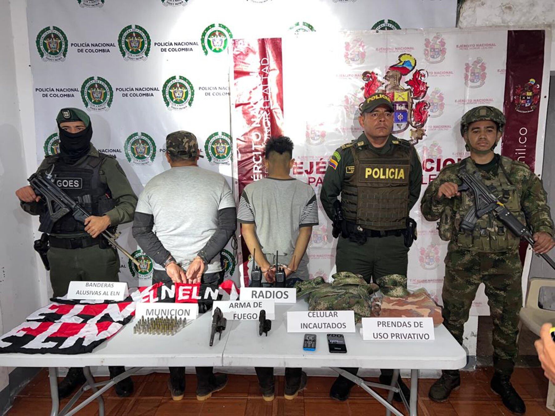Amenazaban y extorsionaban a nombre del ELN en el Tolima