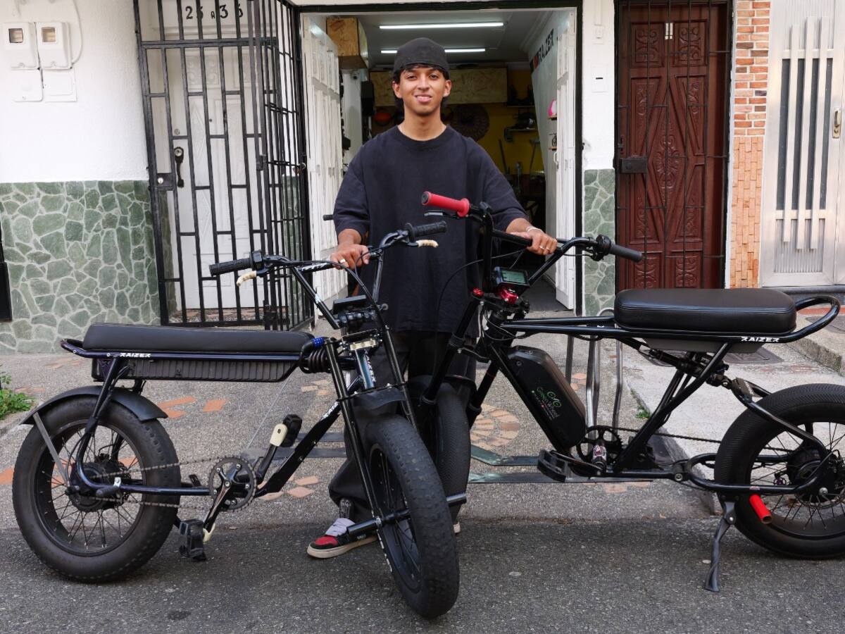 Estudiante del ITM crea bicicleta eléctrica de bajo costo adaptada a las lomas de Medellín