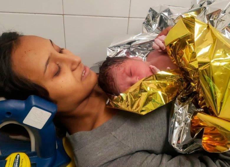 Isaac nació en la estación Acevedo del Metro de Medellín.