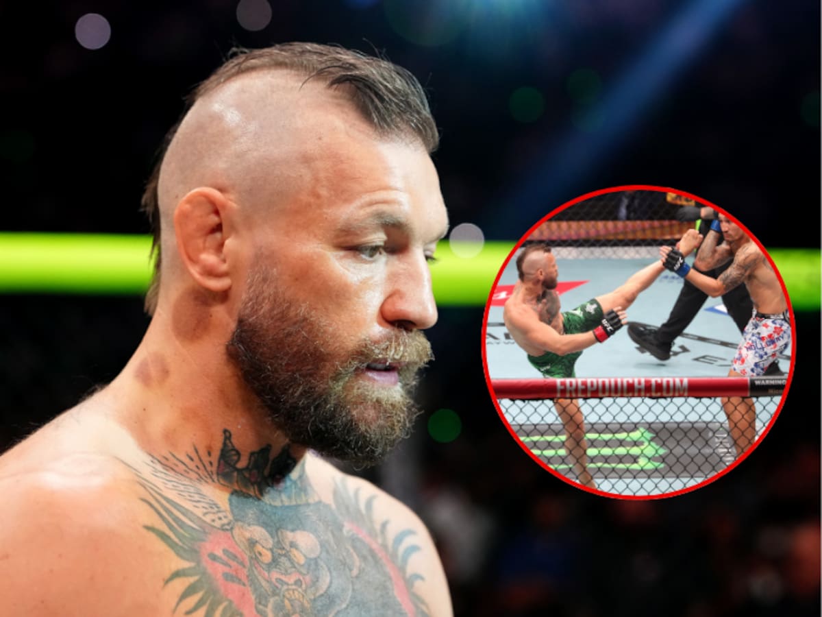 Conor McGregor se lesionó en menos de un minuto y perdió ante Max Holloway en su esperado regreso