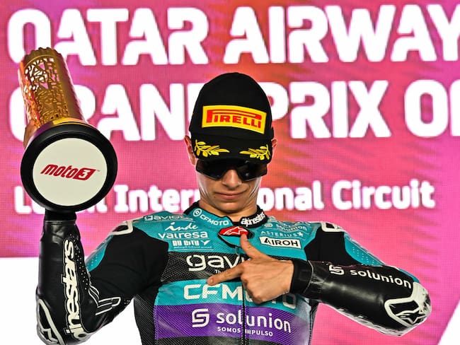 David Alonso, ganador del Gran Premio de Qatar del Aspar Team / Getty Images
