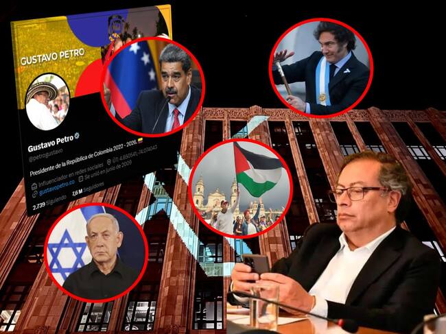 Más crítica que apoyo: dos años del gobierno de Gustavo Petro en la "plaza pública" digital. Cortesía: Caracol Radio/Getty Images