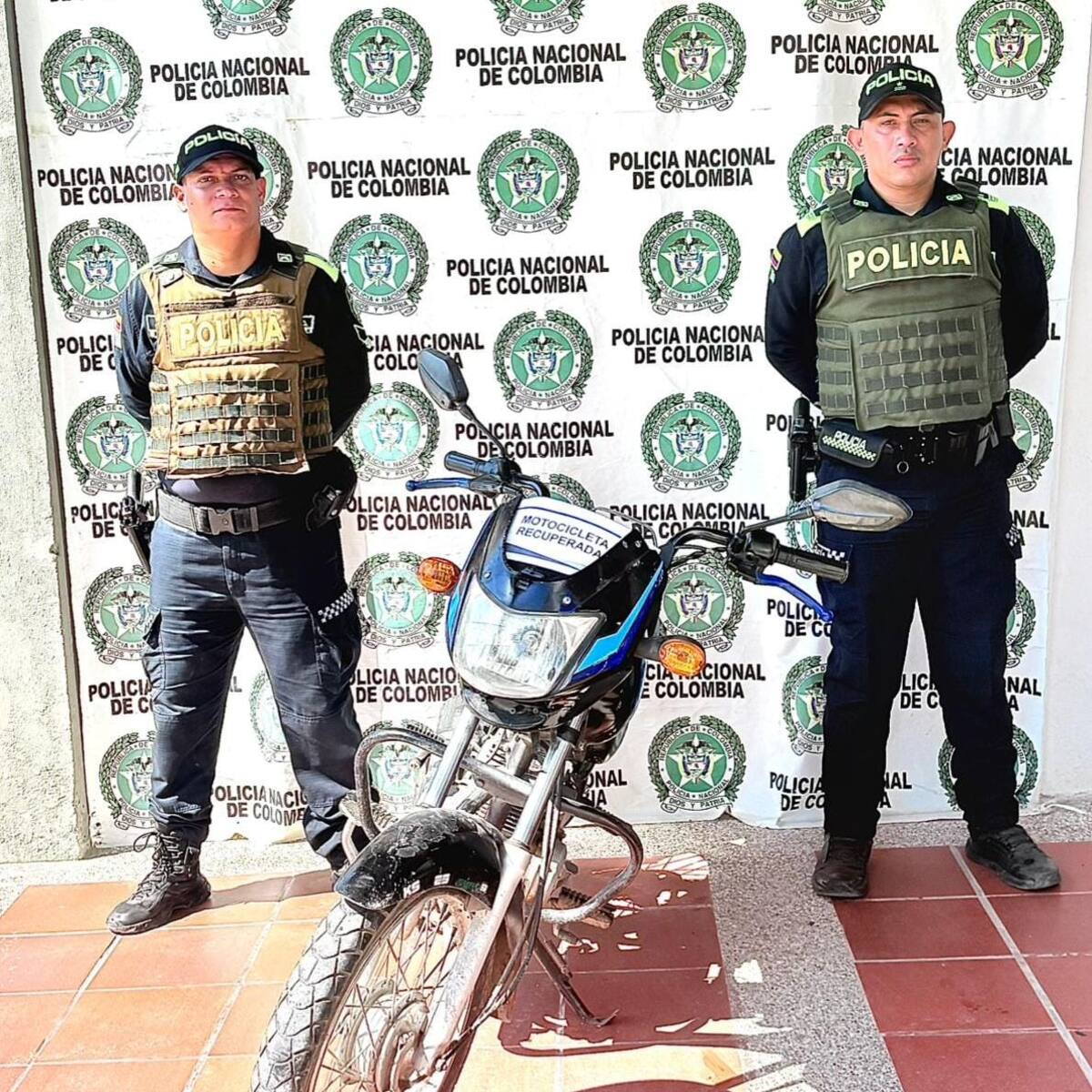 Policía recuperó motocicleta abandonada en Magangué, Bolívar