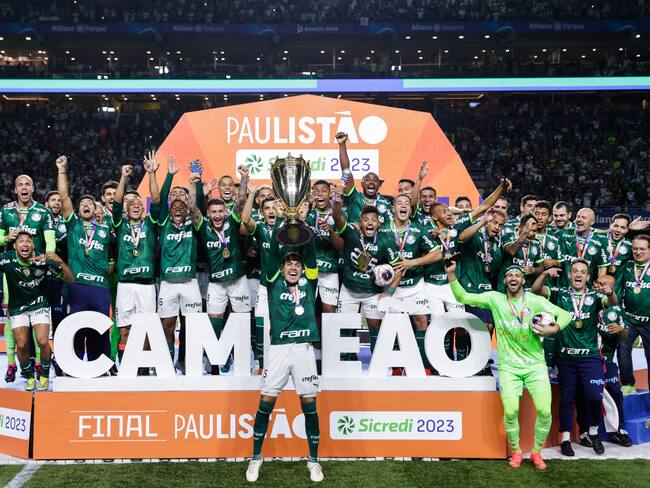Palmeiras se consagró campeón del Campeonato Paulista. (Photo by Alexandre Schneider/Getty Images)