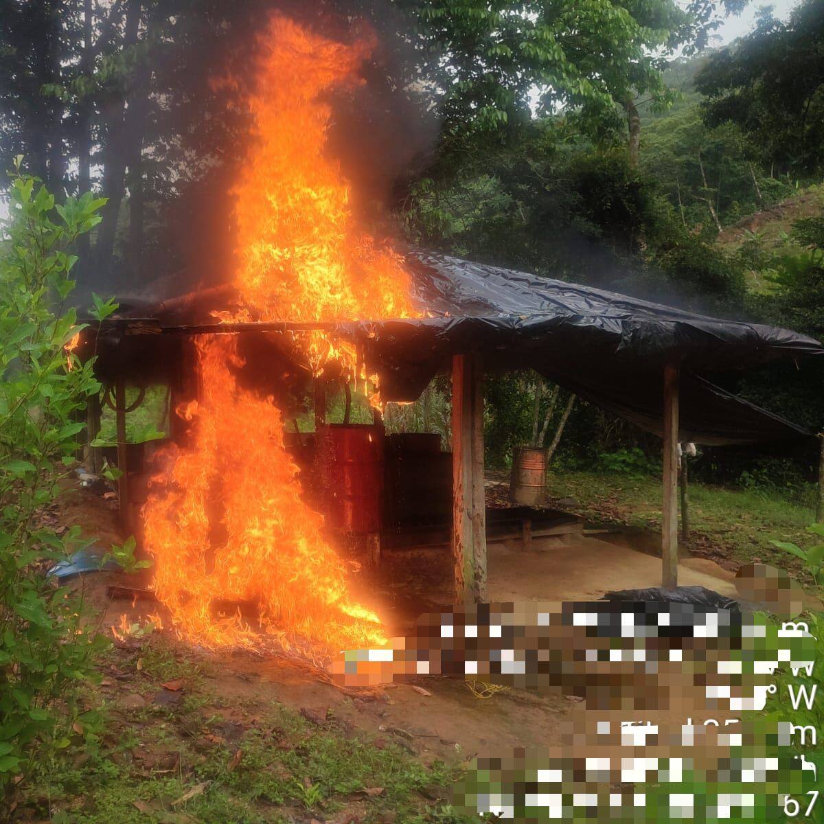 El Ejército destruyó seis laboratorios de cocaína del Clan del Golfo