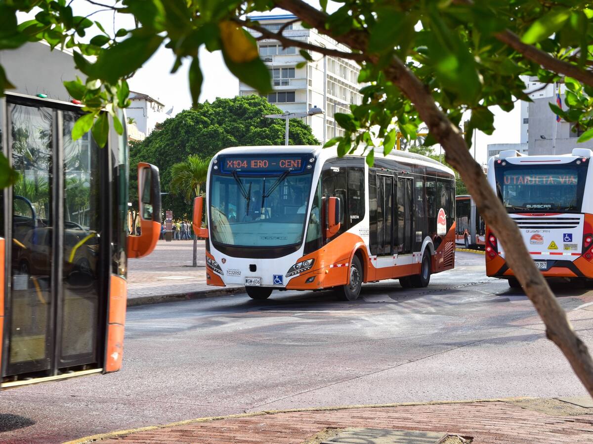 Activan desvío temporal en la ruta X104 de Transcaribe por obras en Pedro Romero