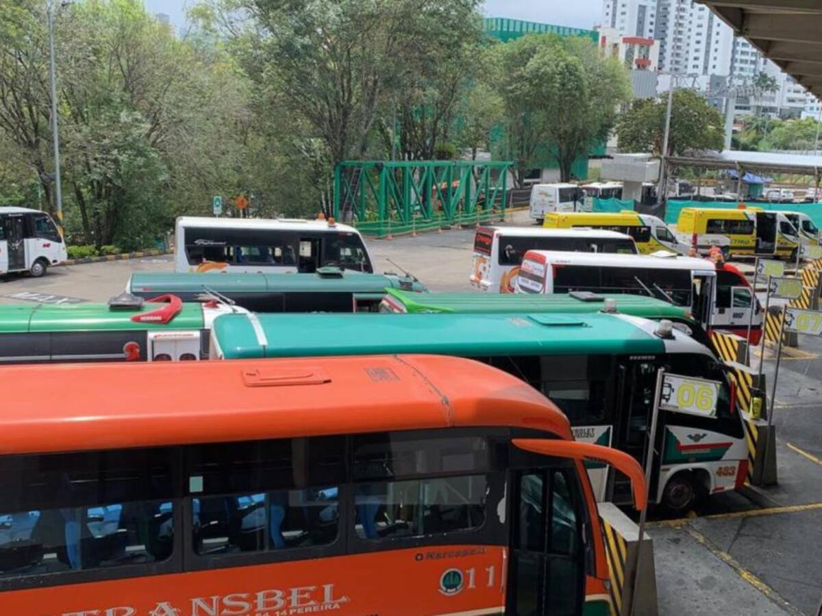 Se reactivan varias rutas desde la Terminal de Transportes de Pereira