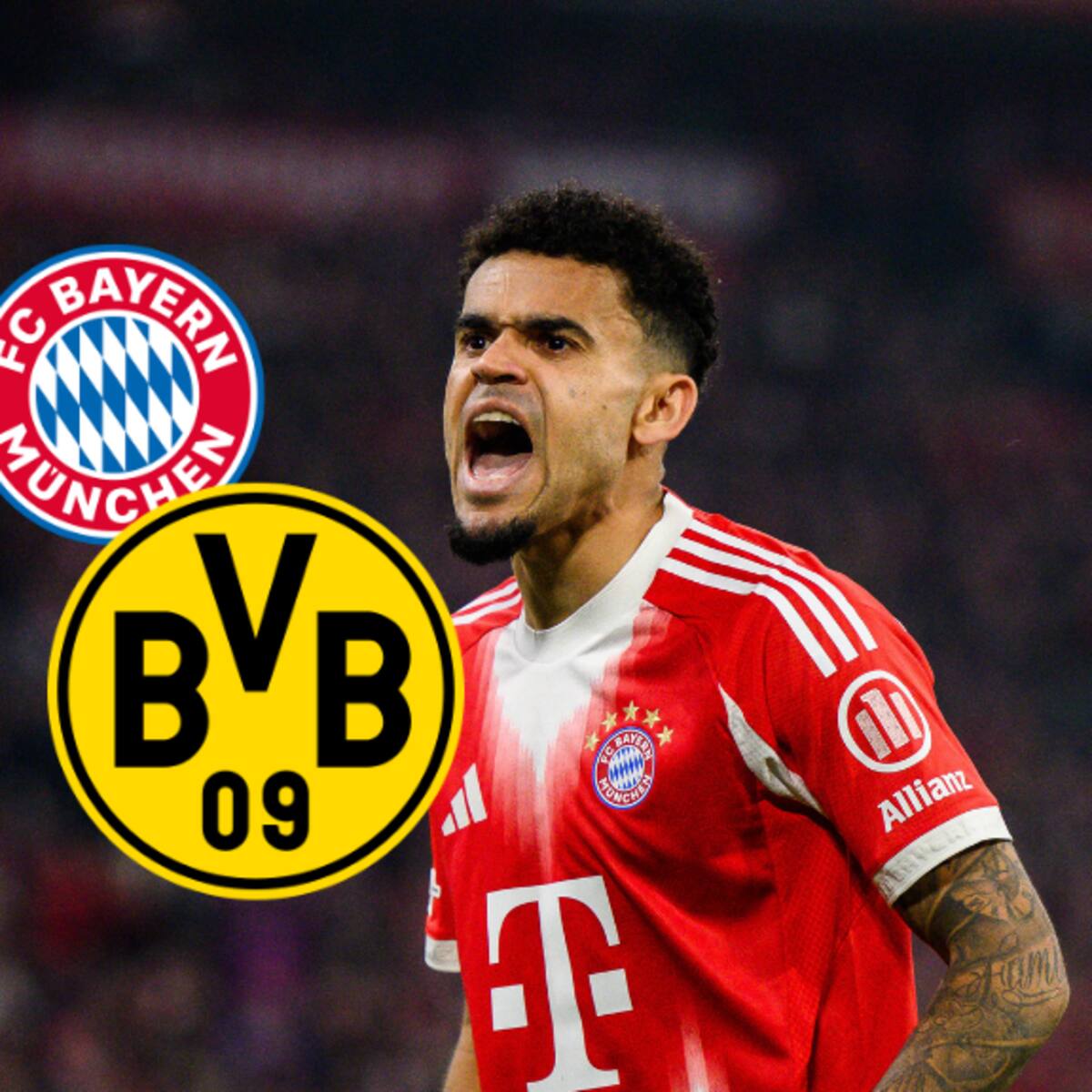 Borussia Dortmund entra en “guerra” con Bayern Múnich por culpa de Luis Díaz: insólita situación