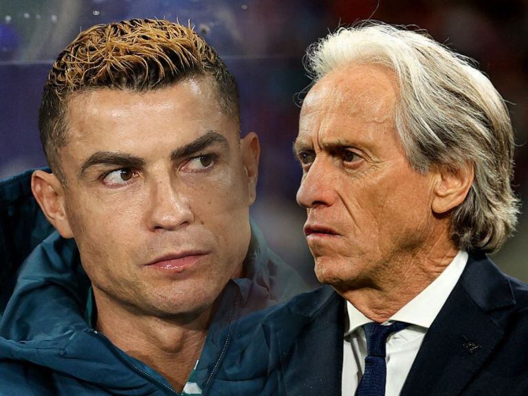 Cristiano Ronaldo y Jorge Jesus / Composición: Caracol Radio