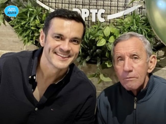 Juan Diego Alvira despide a su padre Luis Fernando con un emotivo mensaje en redes. Crédito: Facebook Juan Diego Alvira