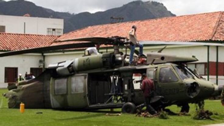 Helicóptero de seguridad presidencial sufre accidente aéreo