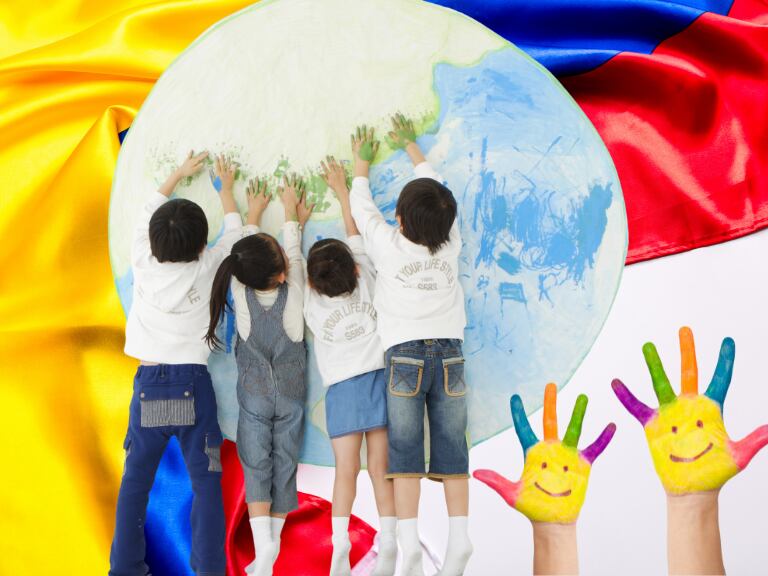 Día del Niño en Colombia. Imagenes de Canva