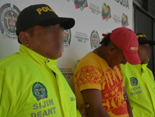Alias 'Platanote' capturado en una terminal de transportes de Medellín.