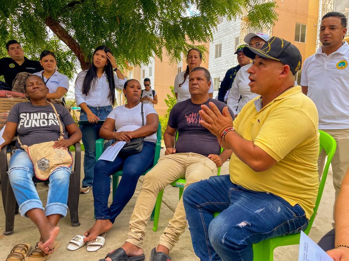 Familias reubicadas de Chambacú tuvieron acompañamiento del distrito