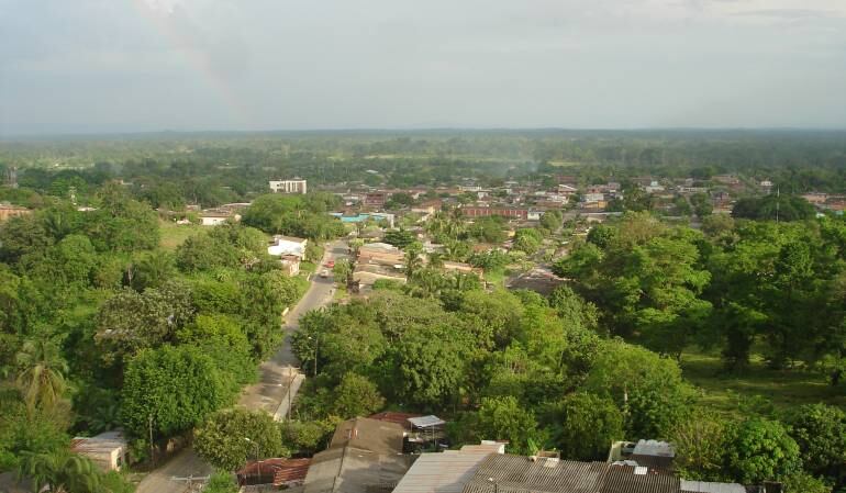Panorámica del municipio de Tibú