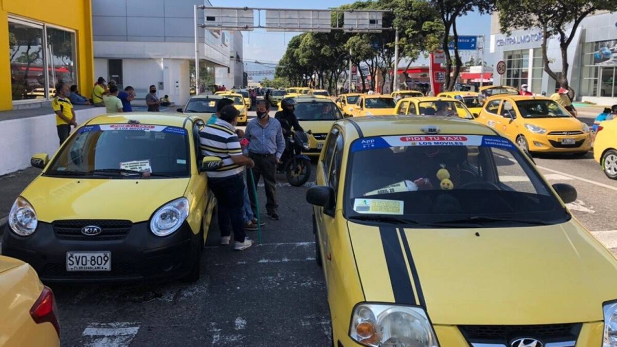 José Ricardo Quijano, líder del gremio taxista
