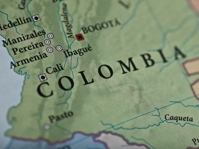 Imagen de referencia a mapa de Colombia/ Getty Images