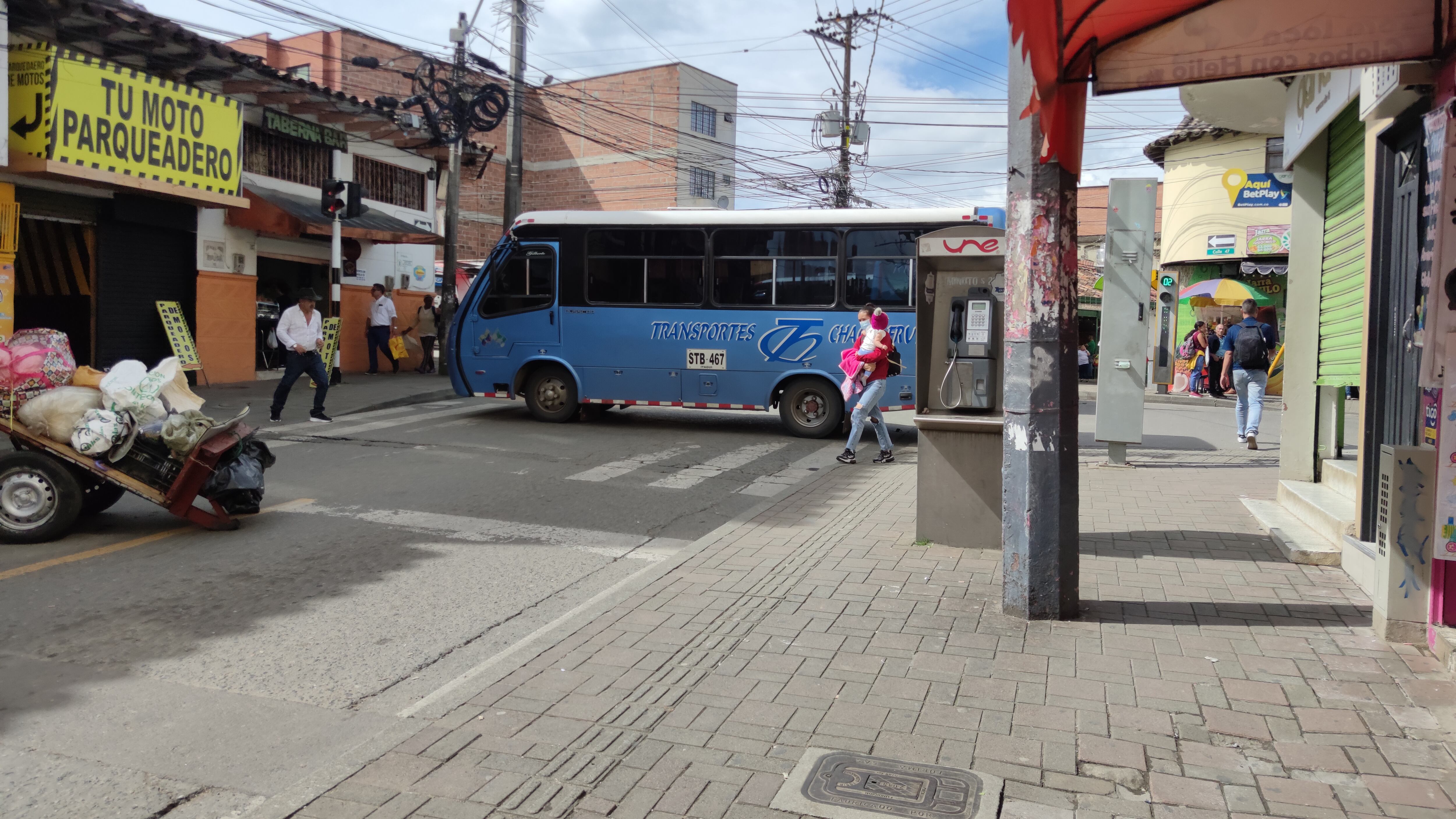 Bloqueo vías Rionegro- Foto alcaldía