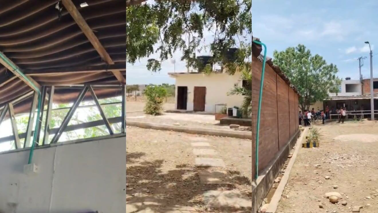 Denuncian abandono de sede educativa del área metropolitana de Cúcuta. / Foto: Cortesía.