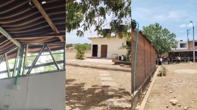 Denuncian abandono de sede educativa del área metropolitana de Cúcuta. / Foto: Cortesía.