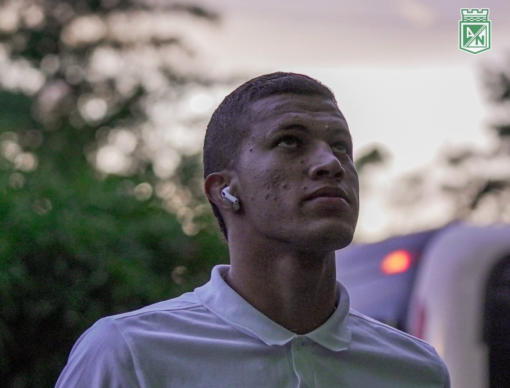 Nelson Deossa, volante de Atlético Nacional / Twitter: @nacionaloficial.