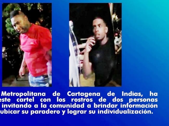 Con un cartel la Policía Metropolitana de Cartagena pretende ubicarlos
