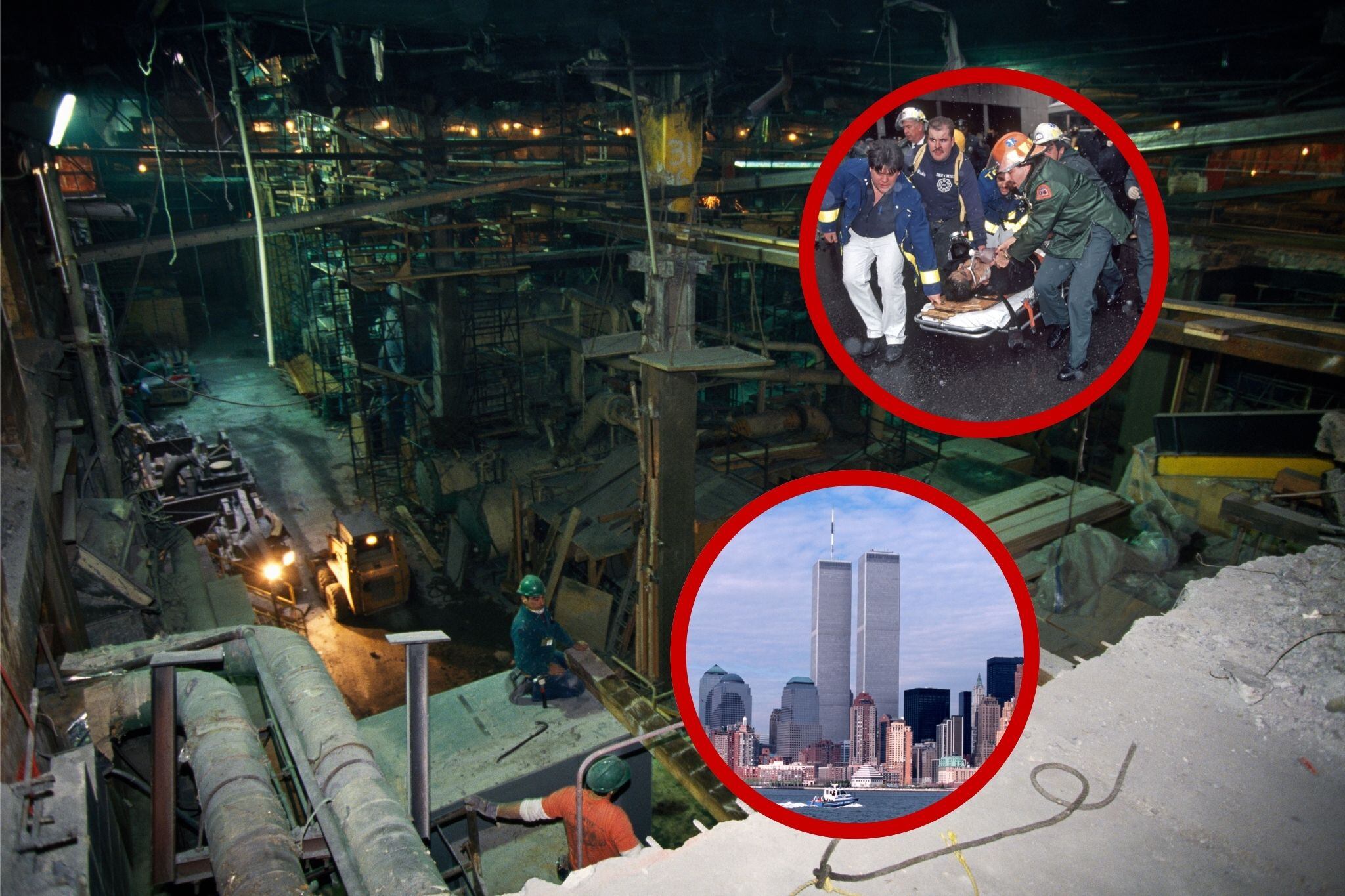 Archivo fotográfico Sobre el atentado a las Torres Gemelas en 1993. Fotos Getty Images - Allan Tannenbaum,  Brooks Kraft/Sygma y Rick Maiman/Sygma