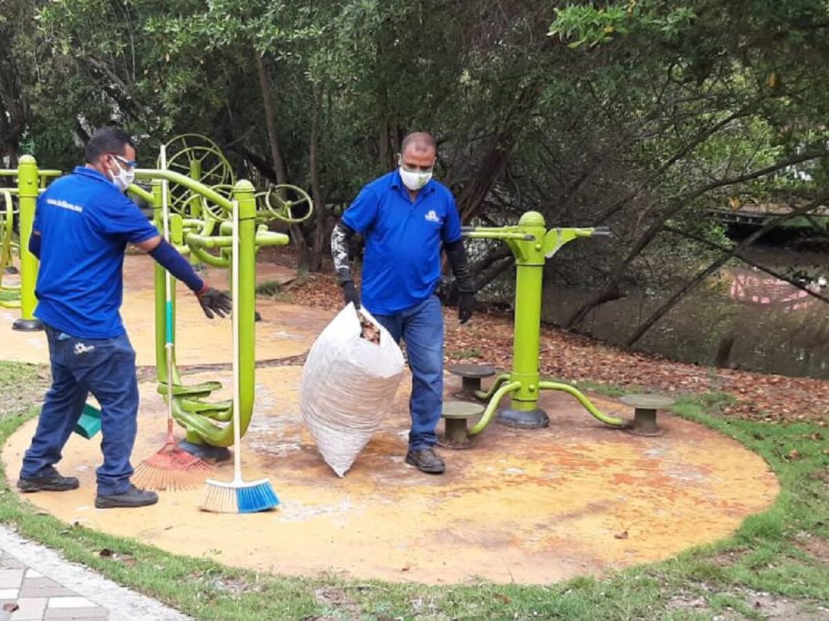 Realizaron limpieza y recuperación del Parque Espíritu del Manglar