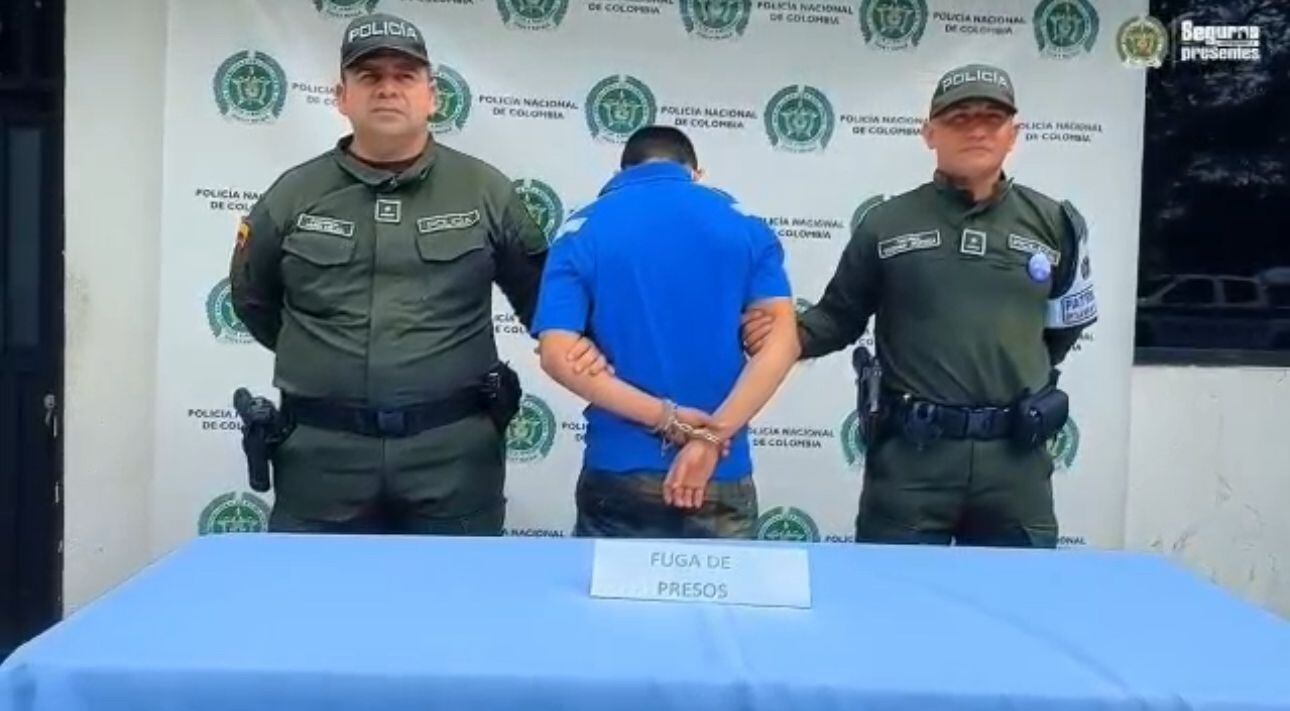 Deberá responder además por el delito de fuga de presos. Foto policía Putumayo.