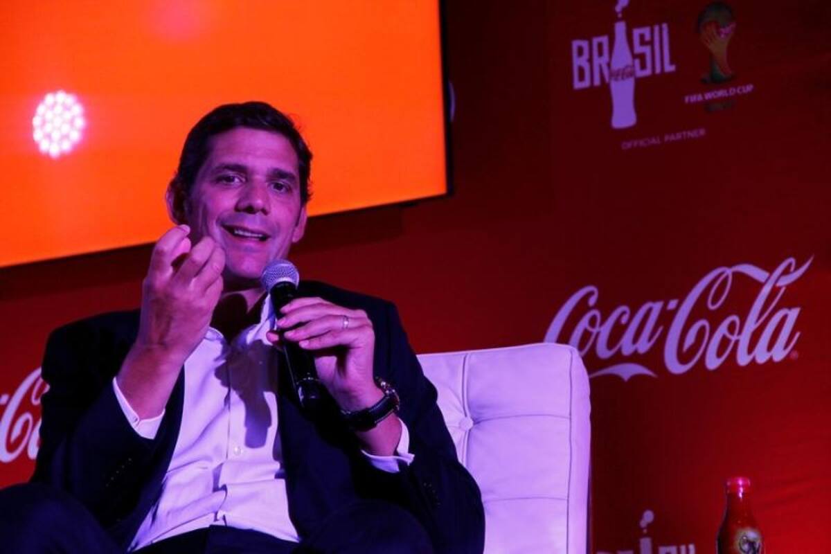 Este evento fue realizado por Coca Cola y presentado por Cesar Augusto Londoño con el fin de lanzar el himno “La copa de todos”, interpretado por los artistas Carlos vives, Colombia; Gabriela Amaral dos Santos, de Brasil; y el reconocido cantante de Estados Unidos, David Correy, ganador del Factor X. Se trata de la apuesta musical para conmemorar la elaboración del mundial 2014 en Brasil.  Foto: Colprensa