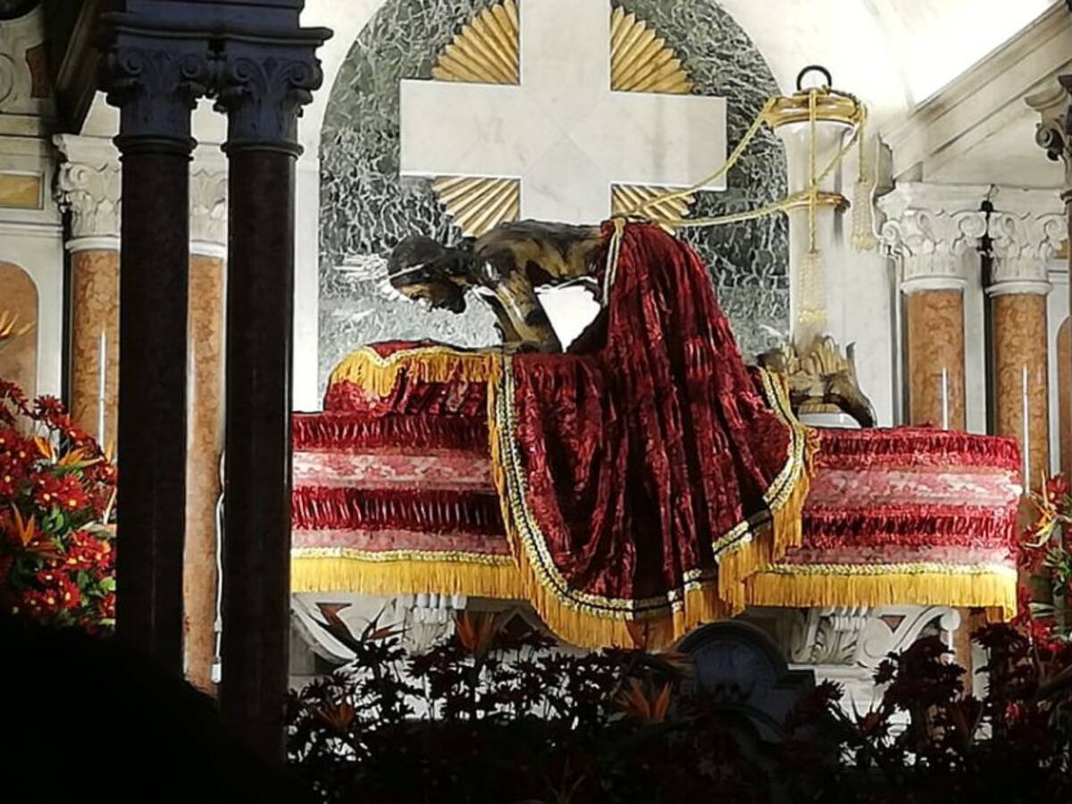 En Girardota hay controles para evitar visitas al Señor Caído