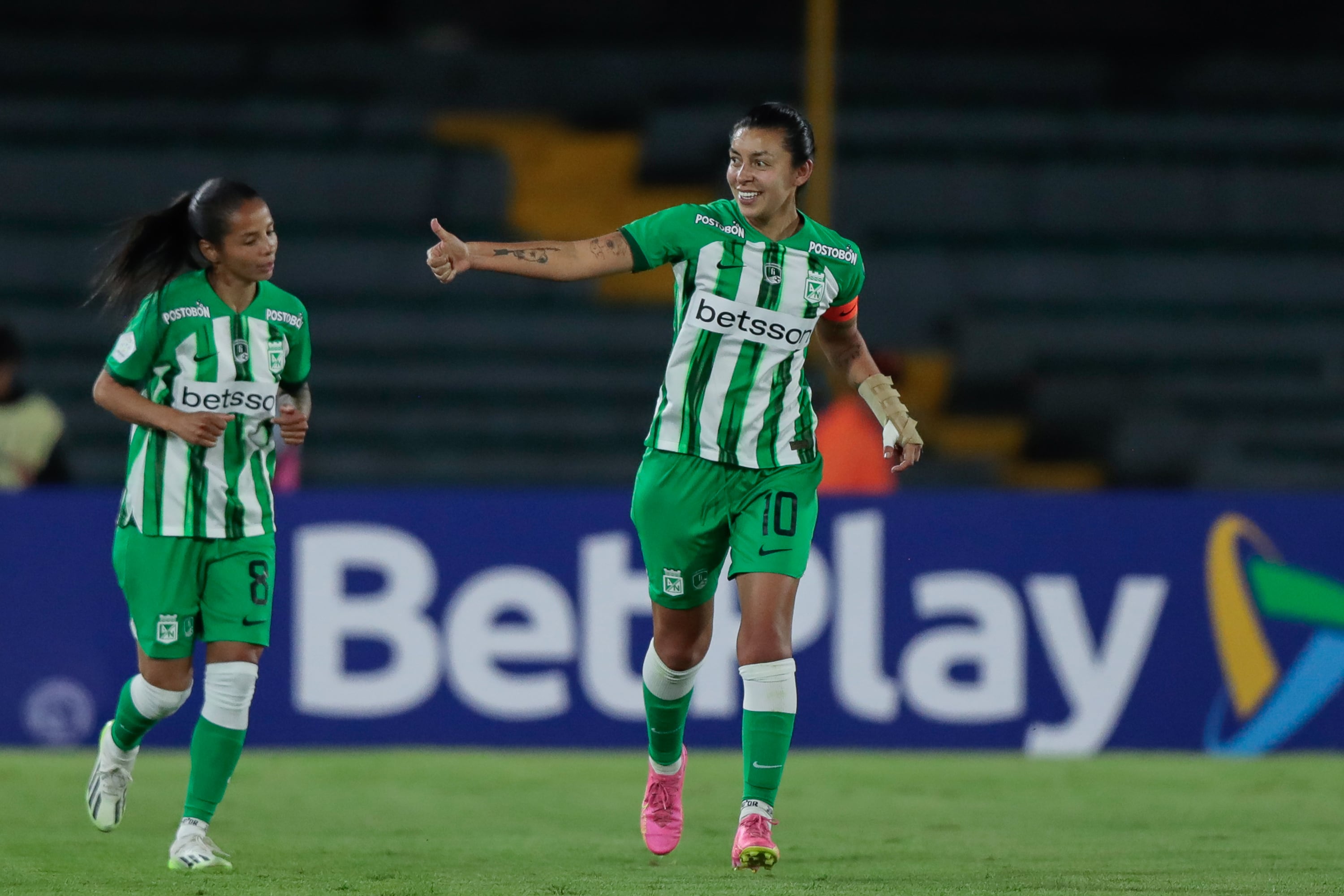 Yoreli Rincón, jugadora de Atlético Nacional. (Photo by Andres Rot/Getty Images)