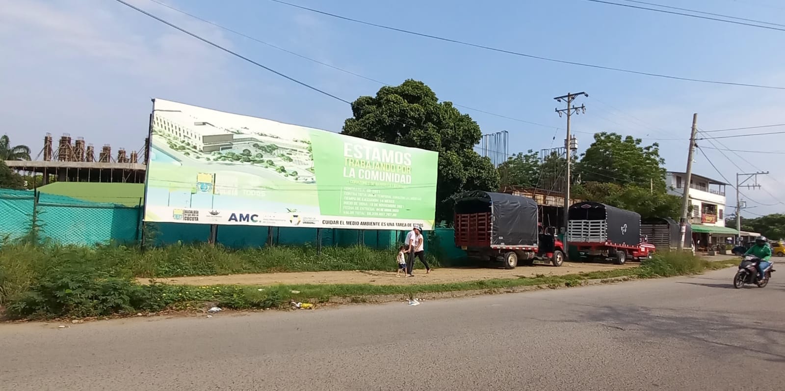 La obra devía ser entregada el 4 de abril