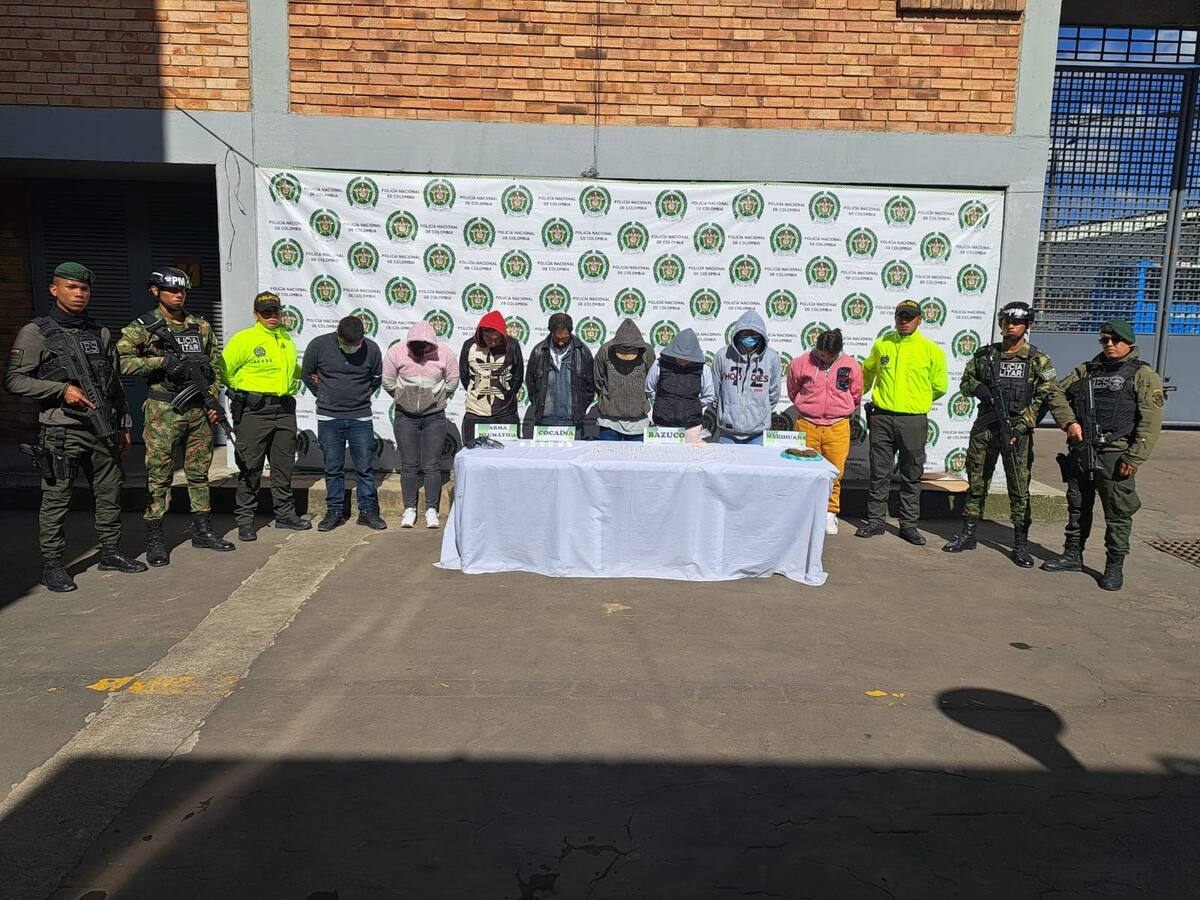Desarticulan banda que vendía bazuco a las afueras de colegios en Soacha