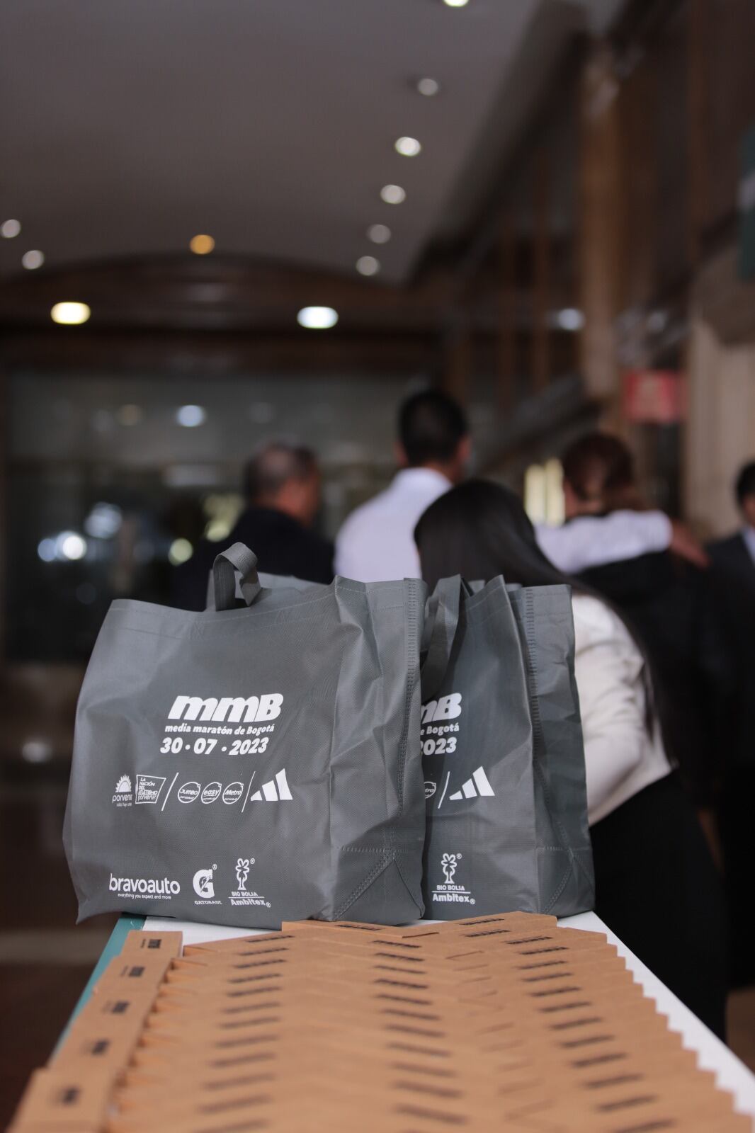 Estas son las bolsas biodegradables de la MMB.