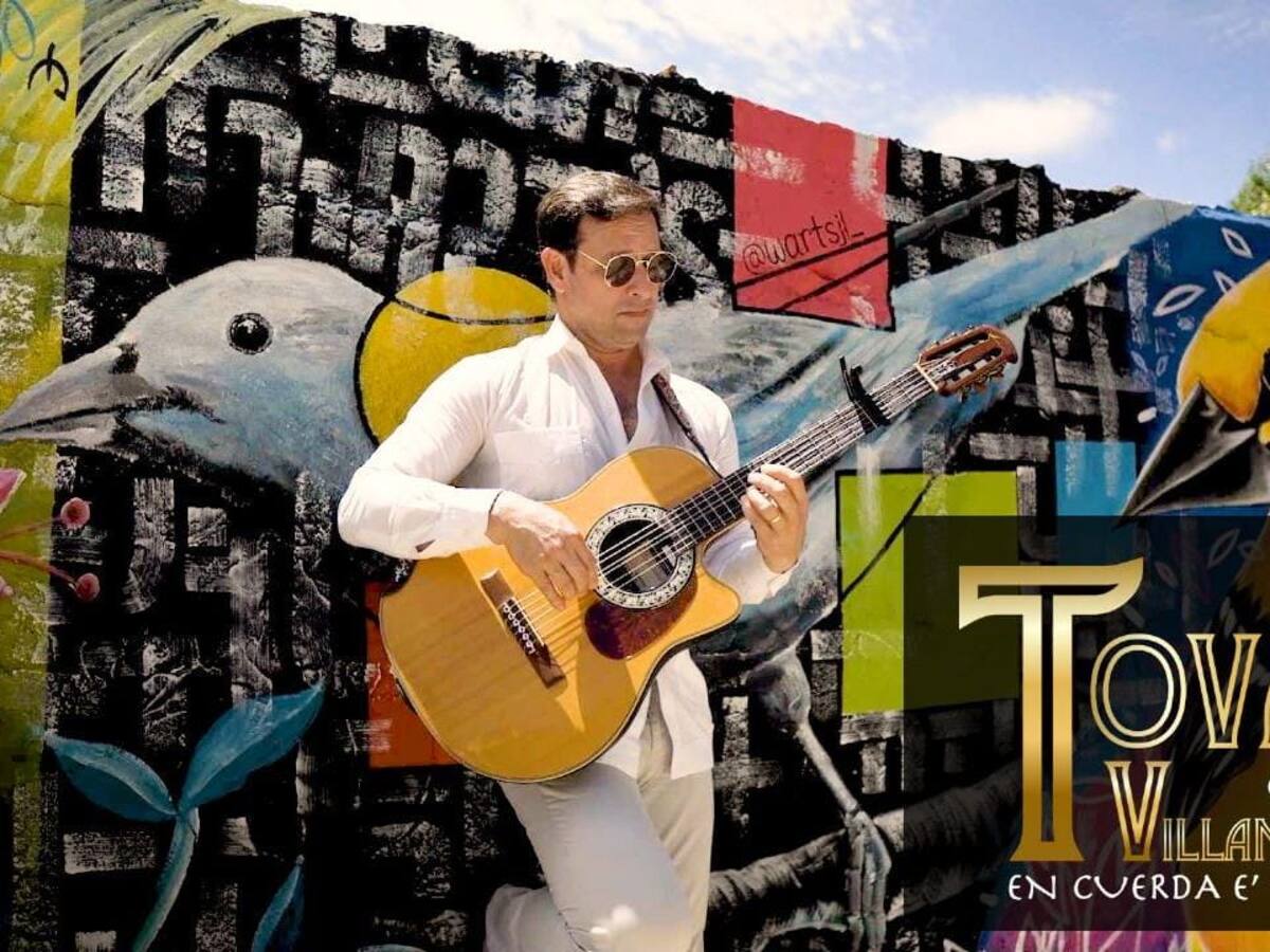 Tovar y sus vallenatos sinfónicos en cuerdas de nylon este viernes en Cartagena