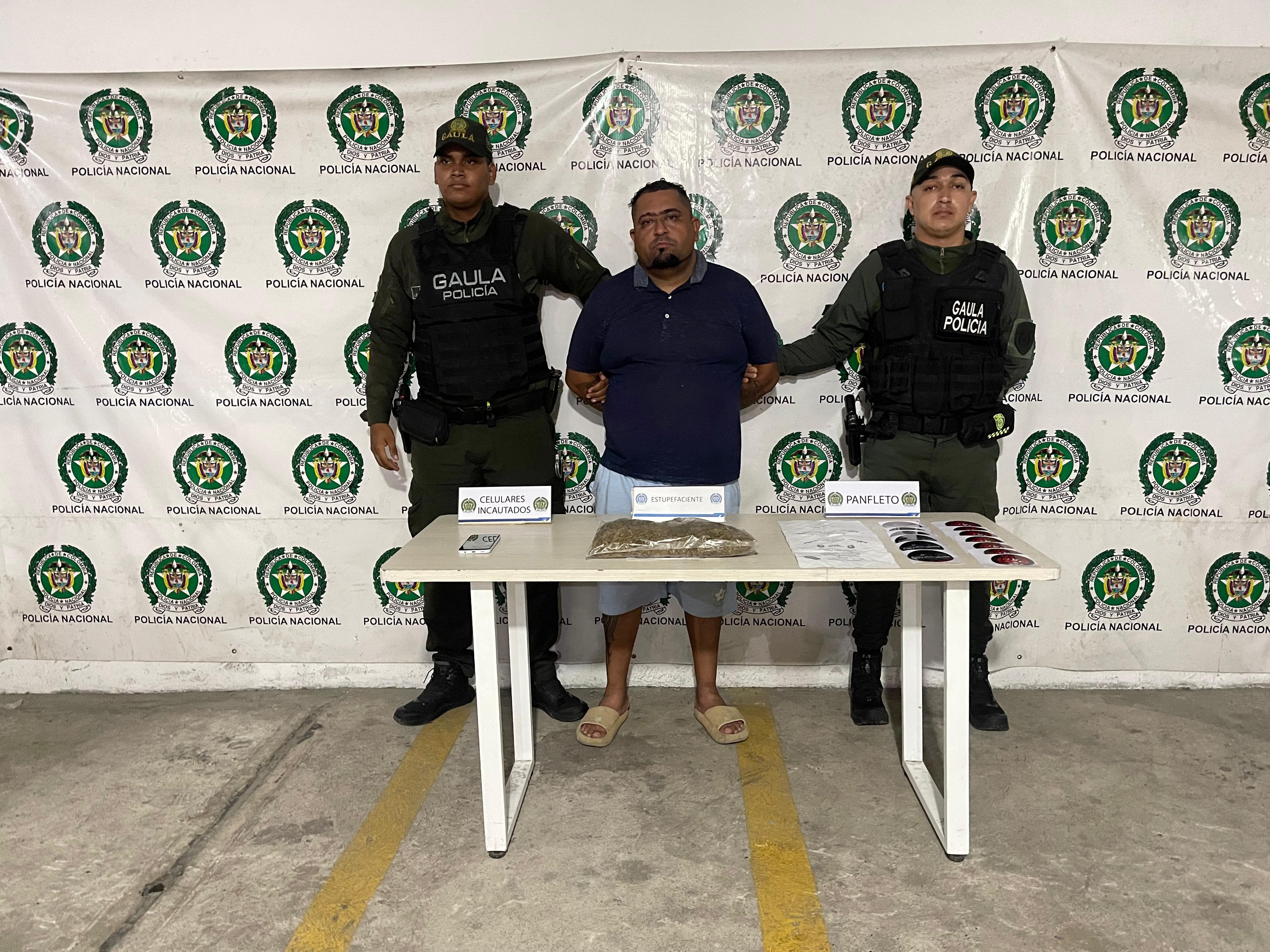 Capturado - Policía Metropolitana de Barranquilla.
