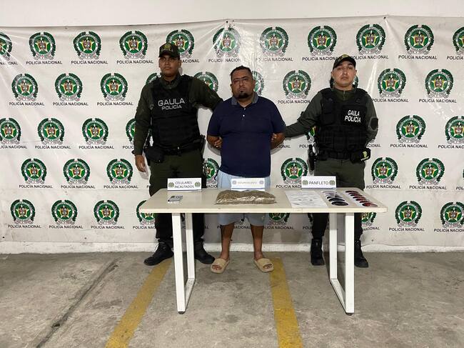 Capturado - Policía Metropolitana de Barranquilla.