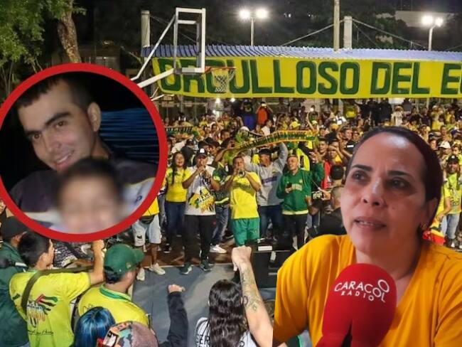 Olga Cecilia Martínez, madre del hincha de Atlético Bucaramanga fallecido