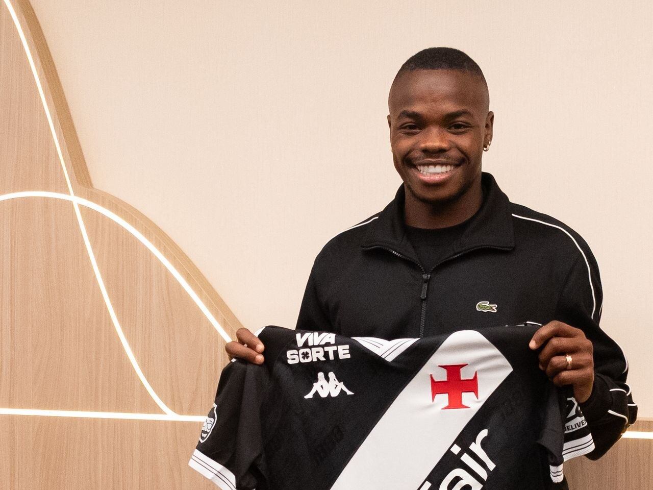 Carlos Gómez, jugador colombiano que llegará al Vasco Da Gama / Twitter: @VascodaGama