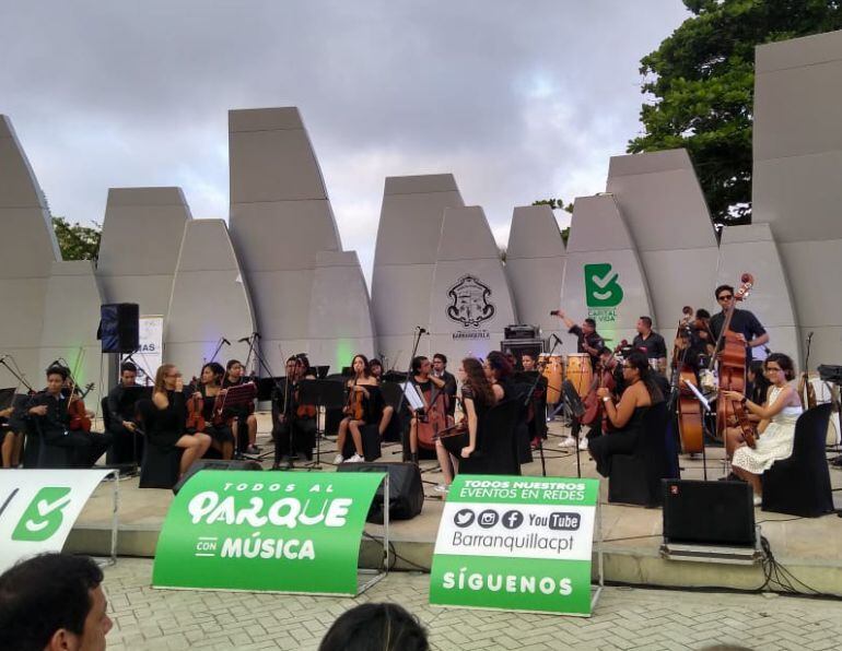 Concha Acústica parque del Sagrado Corazón