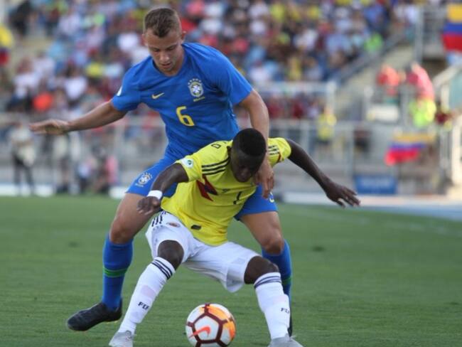 Colombia empató con Brasil en el Sudamericano Sub-20
