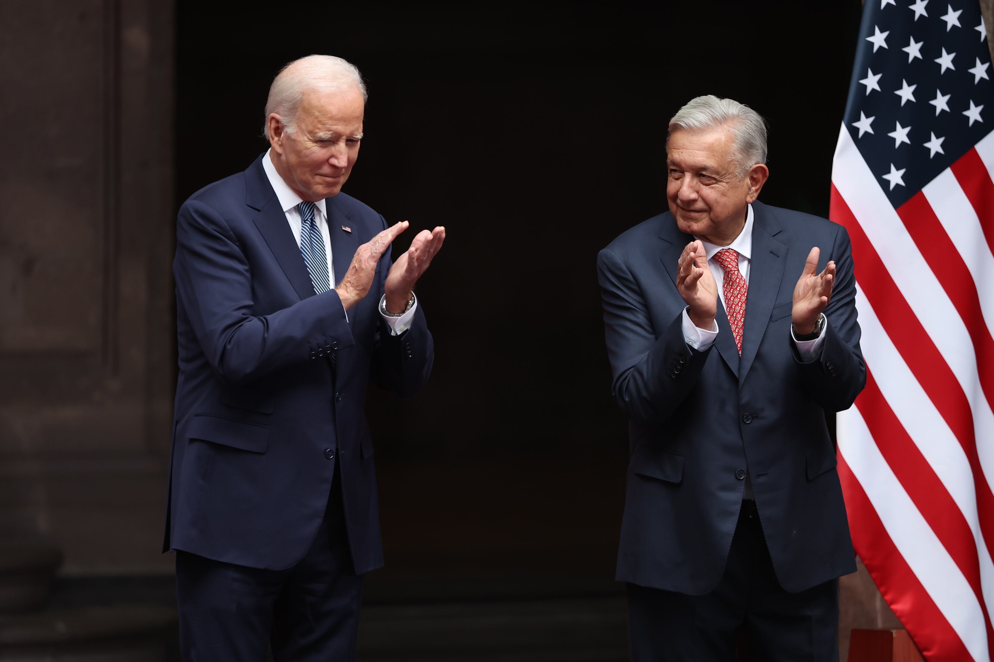 Encuentro entre el presidente de Estados Unidos, Joe Biden, y el presidente mexicano, Andrés Manuel López Obrador.