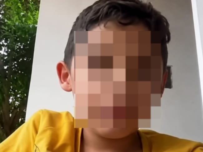 Liam Santiago Ramos. / Foto: Video publicado en redes sociales.